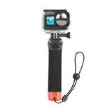 Puluz PU561E - Poignée flottante pour caméras d'action : embout orange de la poignée
