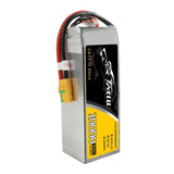 Tattu 10000 mAh 22,2 V 30C - Batterie LiPo 6S1P prise XT90 anti-étincelle : dimensions du pack 6S1P