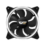 Darkflash DR12 Pro - Kit de 3 ventilateurs PC 120 mm ARGB avec télécommande (noir) : télécommande sans fil et boîtier de contrôle