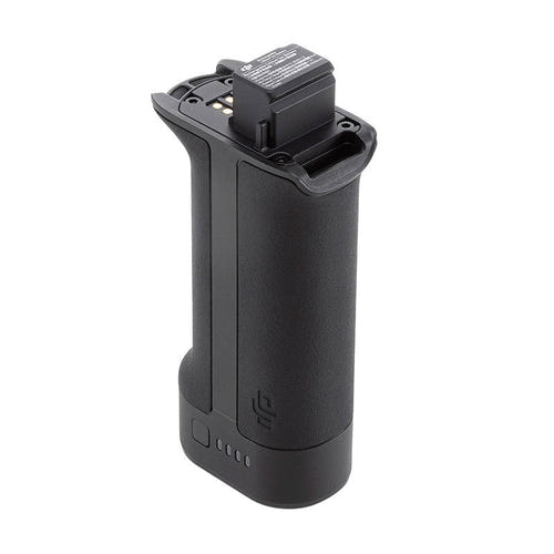 DJI RS BG21 - Poignée-batterie 3000 mAh pour stabilisateur RS 3 : poignée montée sous un stabilisateur RS 3