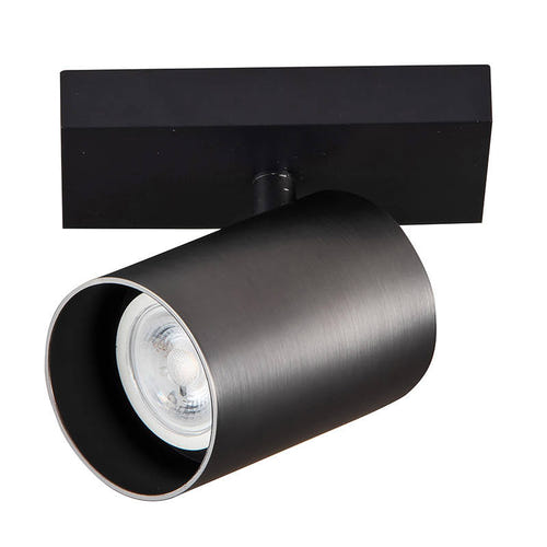 Yeelight YLDDL-0083-B - Spot de plafond connecté 1 ampoule 350 lm (noir) : culot GU10 du luminaire