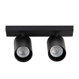 Yeelight YLDDL-0084-B - Spot de plafond connecté 2 ampoules 700 lm (noir) : têtes orientées dans deux directions