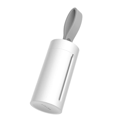 Petkit - Distributeur de sacs à déjections avec rouleau de 15 sacs : attache du distributeur sur un harnais