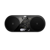 Baseus Digital LED Display - Chargeur à induction double Qi 20 W (noir) : écran affichant la puissance de charge