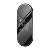 Baseus Digital LED Display - Chargeur à induction double Qi 20 W (noir) : deux appareils en charge côte à côte