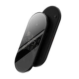 Baseus Digital LED Display - Chargeur à induction double Qi 20 W (noir) : épaisseur de 7 mm du chargeur