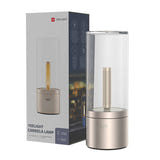 Yeelight Candela - Lampe d'ambiance rechargeable 1800 K : lampe d'ambiance Yeelight Candela allumée