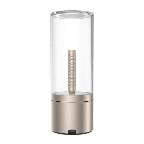 Yeelight Candela - Lampe d'ambiance rechargeable 1800 K : lumière chaude à 1800 K sur une table