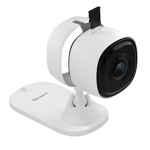 Sonoff S-CAM - Caméra IP Wi-Fi 1080p avec audio bidirectionnel (blanche) : support et fixations de la caméra S-CAM