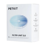 Petkit Eversweet - Filtres de rechange pour fontaine (lot de 5) : détail des trois étages de filtration