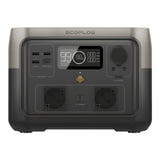 EcoFlow RIVER 2 Max - Station électrique portable 512 Wh, 500 W : station électrique EcoFlow RIVER 2 Max vue d'ensemble