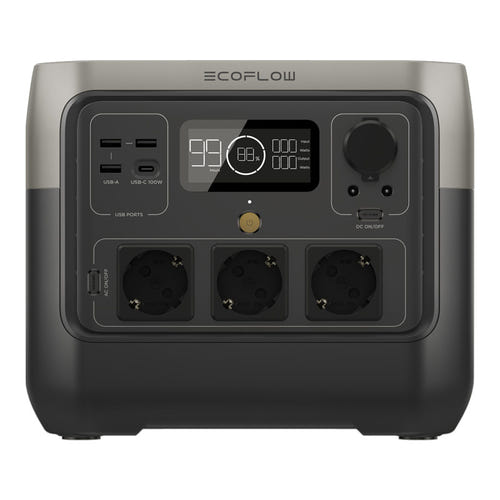 EcoFlow RIVER 2 Pro - Station électrique portable 768 Wh, 800 W : station électrique EcoFlow RIVER 2 Pro vue d'ensemble