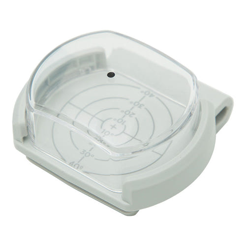 EcoFlow Solar Angle Guide - Indicateur d'angle pour panneau solaire : boîtier transparent et schéma de centrage