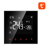 Avatto WT100 - Thermostat connecté Wi-Fi Tuya pour chauffage à eau chaude 3 A : arrière et bornier du thermostat