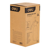 Deli Tools EDL581020 - Pulvérisateur à pression 2 L (vert) : poignée profilée du pulvérisateur