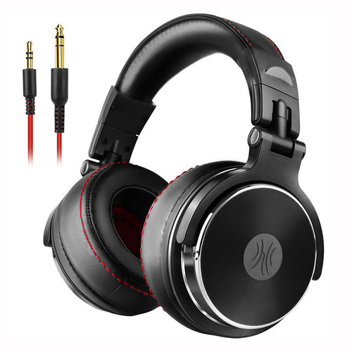 OneOdio Pro50 - Casque filaire double jack 50 mm (noir) : casque filaire OneOdio Pro50 noir vu de face