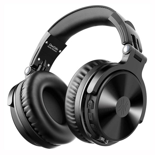 OneOdio Pro C - Casque sans fil Bluetooth 5.2, 110 h (noir) : casque sans fil OneOdio Pro C noir vu de trois quarts