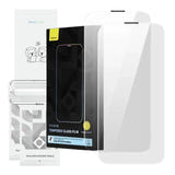 Baseus Corning - Verre trempé pour iPhone 14 Pro Max avec filtre anti-poussière : verre trempé Baseus Corning pour iPhone 14 Pro Max