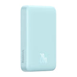 Baseus Magnetic Mini - Batterie externe magnétique 10 000 mAh 20 W (bleu) : port USB-C Power Delivery 20 W