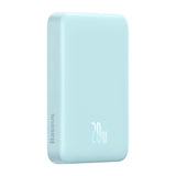 Baseus Magnetic Mini - Batterie externe magnétique 10 000 mAh 20 W (bleu) : port USB-C Power Delivery 20 W