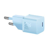 Baseus GaN5 - Chargeur secteur mini USB-C 20 W (bleu) : coloris bleu du boîtier