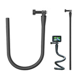 Telesin TE-FM-003 - Support flexible 520 mm pour caméra d'action : caméra d'action fixée sur le support Telesin