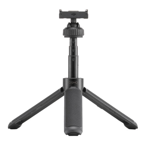 DJI Osmo Action - Mini perche télescopique avec trépied : mini perche télescopique DJI Osmo Action repliée