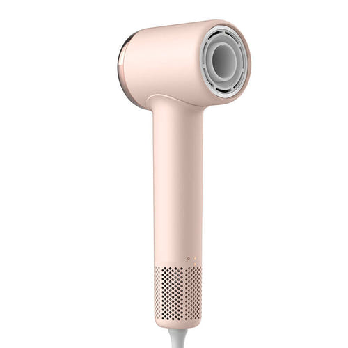 Deerma DEM-CF50W - Sèche-cheveux 1400 W à moteur sans balais (rose) : moteur sans balais et turbine à 13 pales