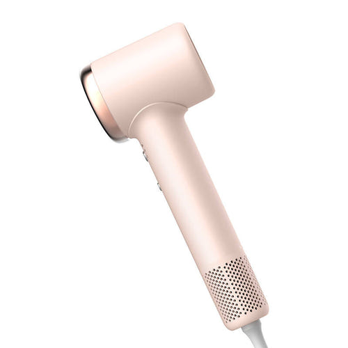 Deerma DEM-CF50W - Sèche-cheveux 1400 W à moteur sans balais (rose) : embout magnétique orientable