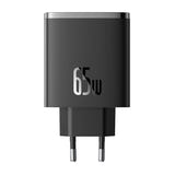 Baseus OS-Cube Pro - Chargeur secteur GaN5 65 W, 2 USB-C et 1 USB-A (noir) : chargeur Baseus OS-Cube Pro noir 65 W