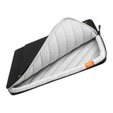 Tomtoc Defender-A13 - Housse pour ordinateur portable 14 pouces (noir) : poche extérieure zippée