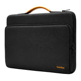 Tomtoc Defender-A14 - Sacoche pour ordinateur portable 13 pouces (noir) : ouverture latérale de la sacoche