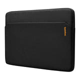 Tomtoc Light-A18 - Housse fine pour ordinateur portable 14 pouces (noir) : poche avant de la housse