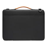 Tomtoc Defender-A42 - Sacoche pour ordinateur portable 14 pouces (noir) : compartiment principal et poches