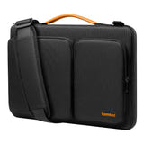 Tomtoc Defender-A42 - Sacoche pour ordinateur portable 14 pouces (noir) : ouverture par le petit côté