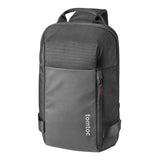Tomtoc Navigator-T24 - Sac monobretelle 7 L pour ordinateur 14 pouces (noir) : poche dorsale dissimulée