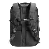 Tomtoc Navigator-T66 - Sac à dos de voyage 40 L pour ordinateur 17 pouces (noir) : poche basse à double zip et languette rouge