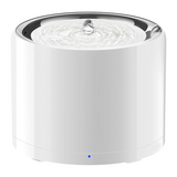 PetKit Eversweet 3 Pro - Fontaine à eau sans fil 1,8 L avec UVC (blanc) : fontaine blanche en fonctionnement