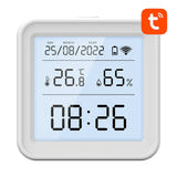 Gosund S6 - Capteur de température et d'humidité Wi-Fi à écran LCD : capteur S6 posé dans une pièce