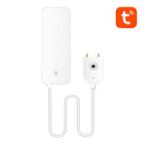 Gosund S5 - Capteur de fuite d'eau Wi-Fi Tuya : sonde placée au sol près d'un appareil
