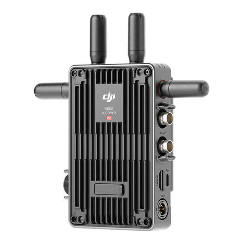 DJI Video Receiver - Récepteur de transmission vidéo O3 Pro : contenu du coffret et adaptateurs de batterie