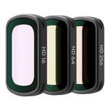 DJI - Kit de filtres ND magnétiques 16/64/256 pour Osmo Pocket 3 : filtre magnétique posé sur l'Osmo Pocket 3