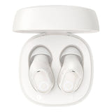 Baseus Bowie WM02 OS - Écouteurs sans fil Bluetooth 5.3 (blanc) : commandes tactiles des écouteurs
