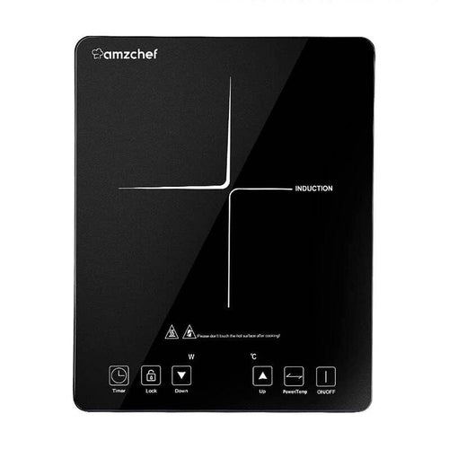 AMZCHEF CB16-BK - Plaque à induction 2000 W, une zone (noir) : plaque à induction AMZCHEF CB16-BK noire