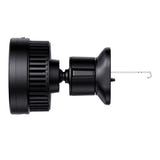 Baseus MagPro - Support voiture magnétique à charge sans fil 15 W (noir) : câbles et anneaux métalliques fournis