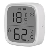 Sonoff SNZB-02D - Capteur de température et d'humidité Zigbee à écran LCD : capteur aimanté sur une surface métallique