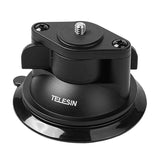 Telesin MAG-003 - Kit fixation magnétique et ventouse pour Insta360 GO 3 : kit de fixation Telesin à ventouse et base magnétique