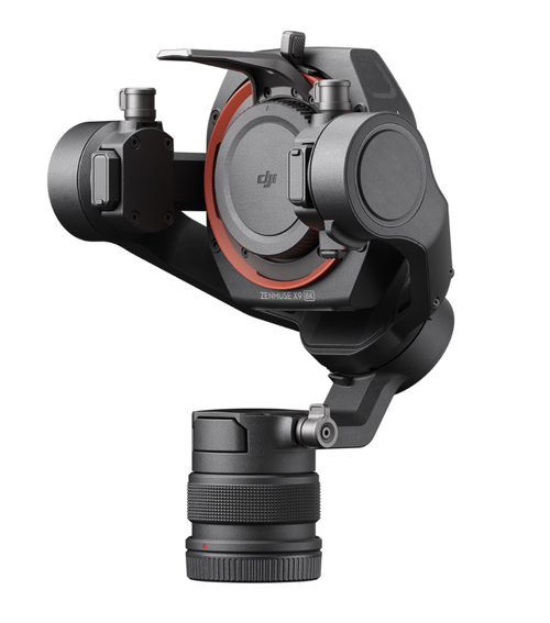 DJI Ronin 4D 8K Combo - Caméra-gimbal 4 axes plein format Zenmuse X9-8K : DJI Ronin 4D 8K Combo monté avec ses deux poignées