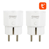 Gosund SP111 - Prises connectées Wi-Fi 16 A, 3680 W, lot de 2 (Tuya) : lot de deux prises connectées