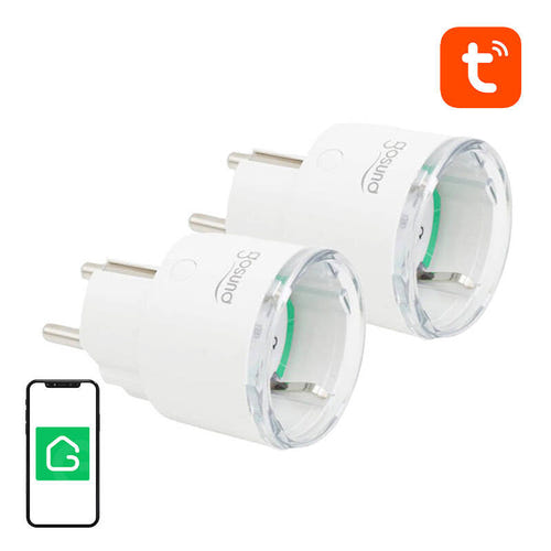 Gosund SP111 - Prises connectées Wi-Fi 16 A, 3680 W, lot de 2 (Tuya) : prises connectées Wi-Fi Gosund SP111